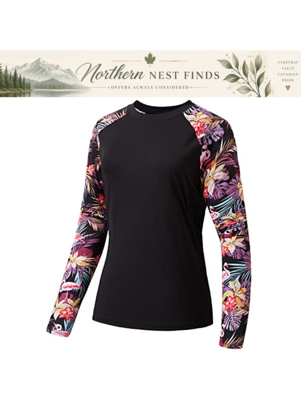 Women's UPF 50+ Sun Protection Long Sleeve Performance Shirt